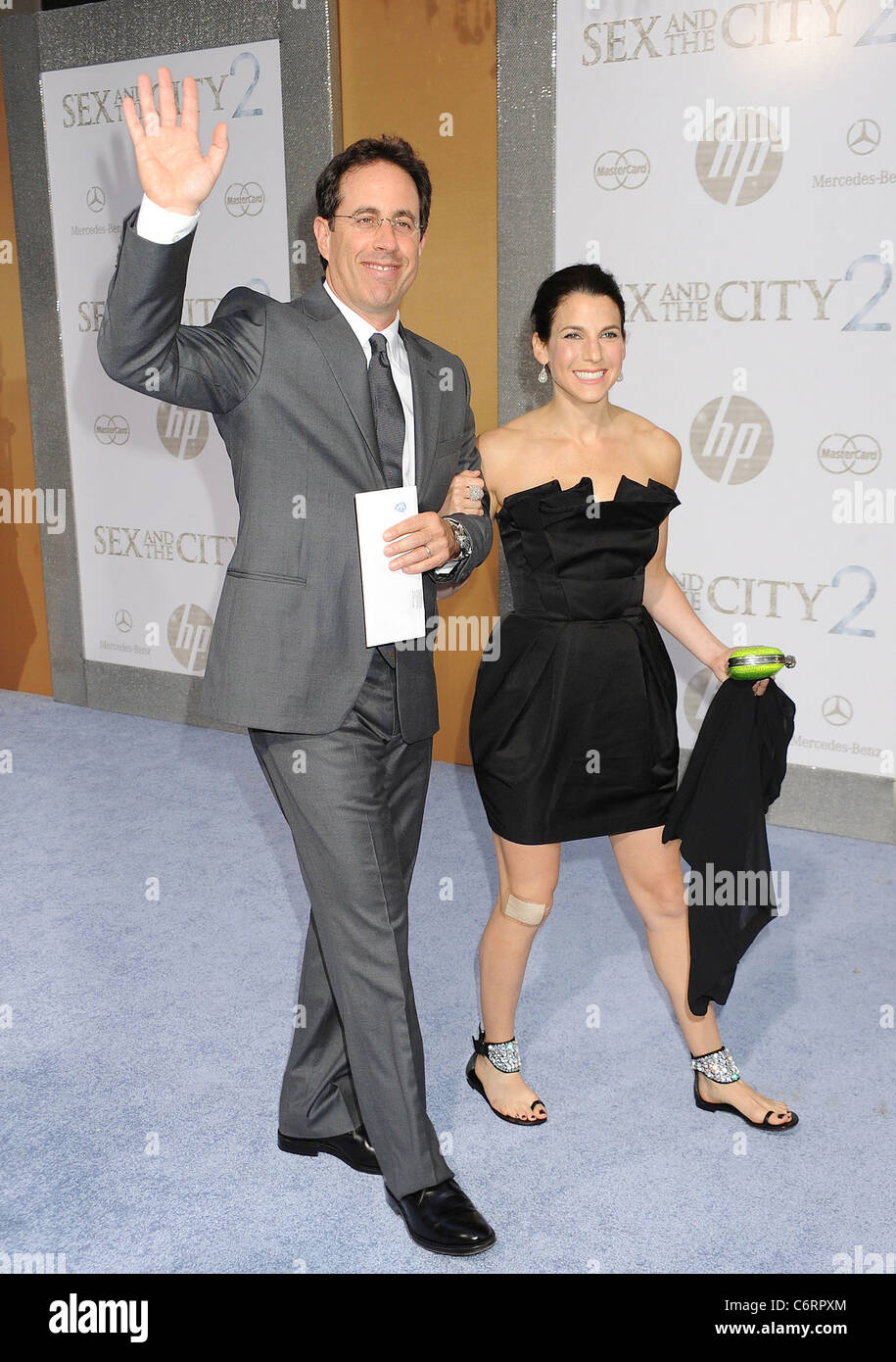 Jerry Seinfeld, Jessica Seinfeld World premiere of 'Sex and the City 2