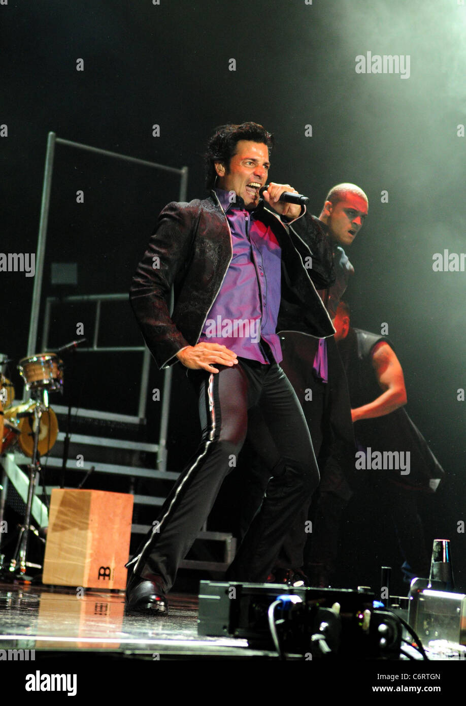 Chayanne performs live at the American Airlines Arena Miami, Florida