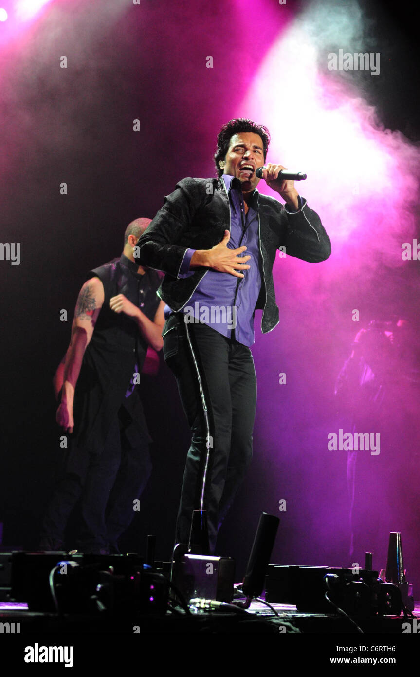 Chayanne performs live at the American Airlines Arena Miami, Florida