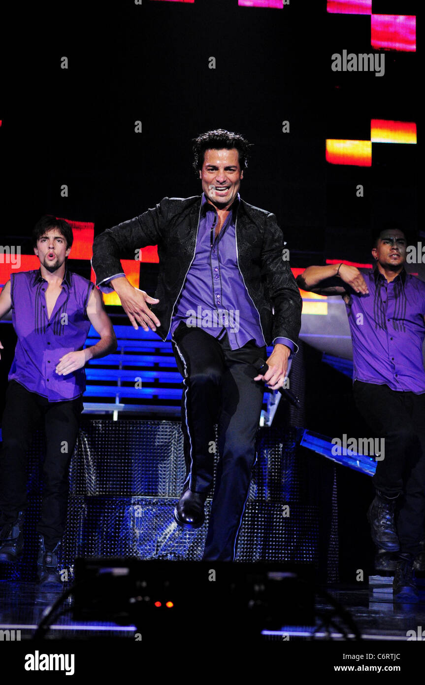 Chayanne performs live at the American Airlines Arena Miami, Florida