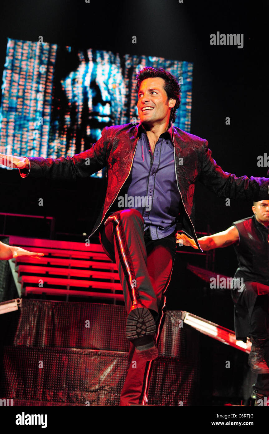 Chayanne performs live at the American Airlines Arena Miami, Florida