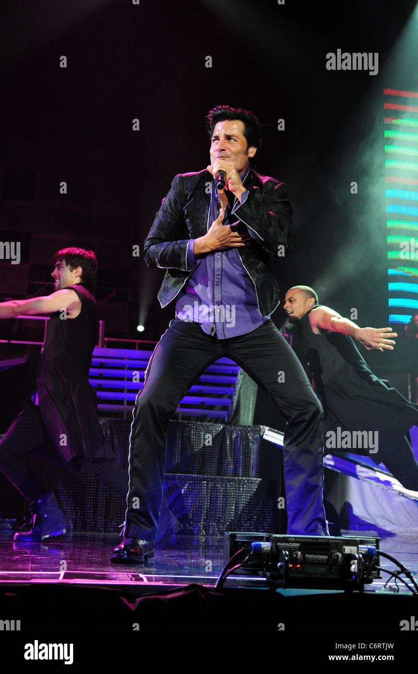 Chayanne performs live at the American Airlines Arena Miami, Florida