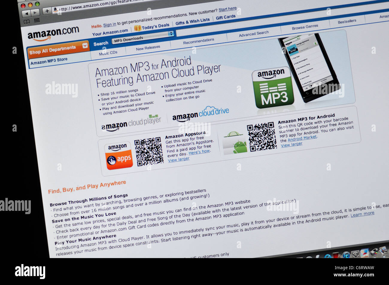 Amazon website hires stock photography and images Alamy