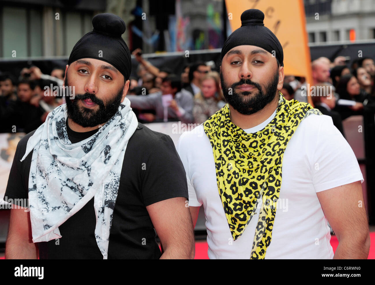 Kray Twinz attending the European Premiere of Bollywood film 'Kites' at the Odeon Cinema in