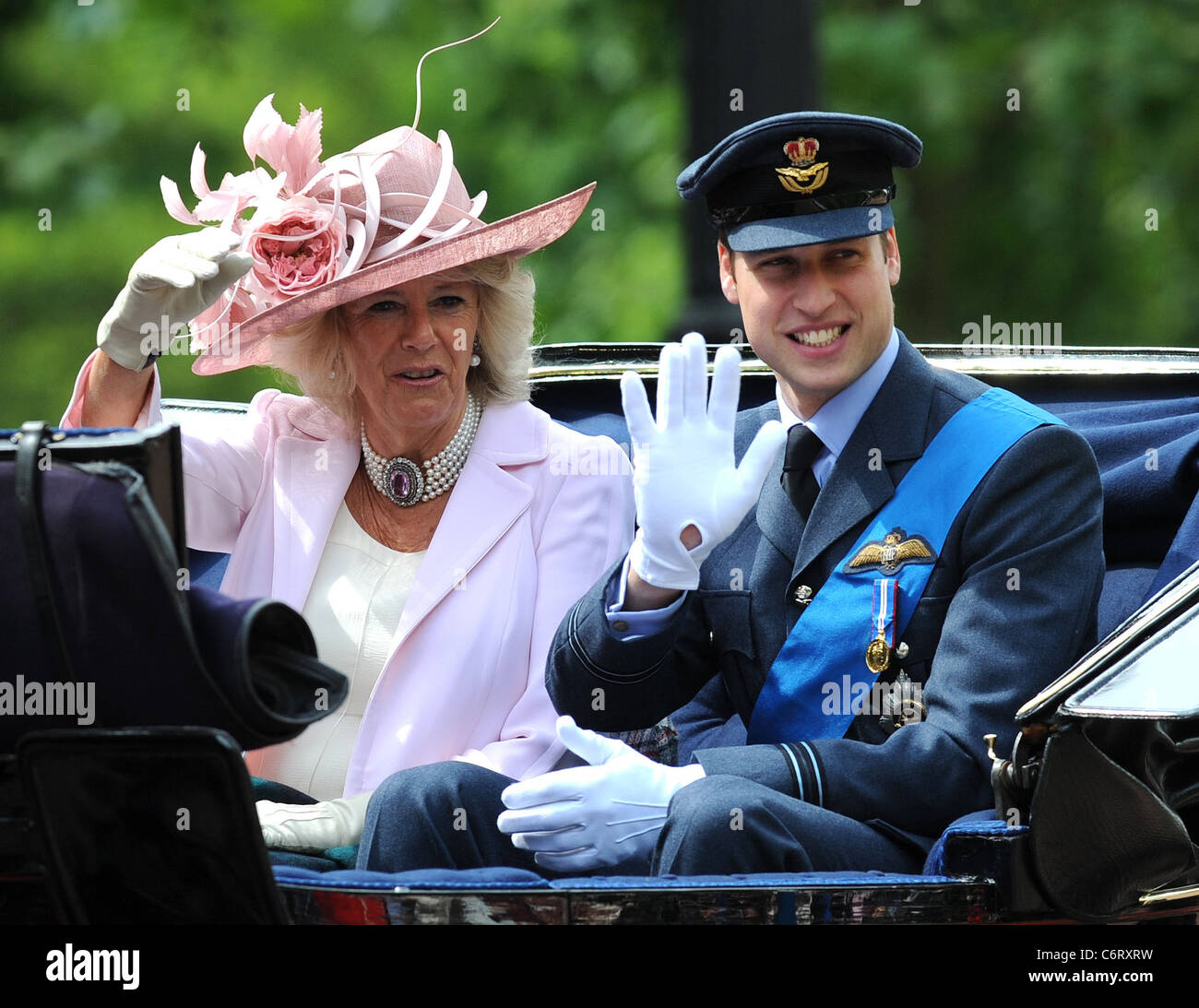 The Duchess of Cornwall, Prince William Trooping The Colour to