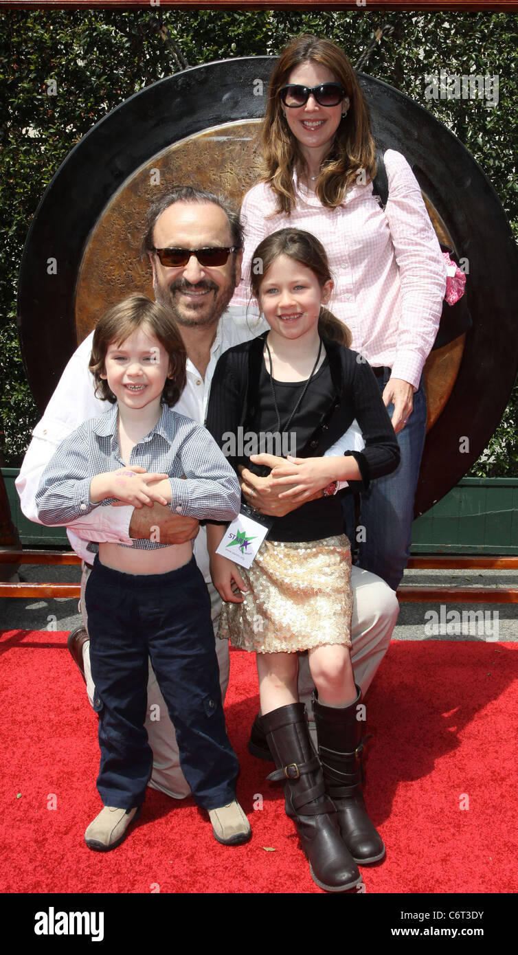 Director Mikael Salomon and Family The 'Unnatural History' Cartoon Network  World Premiere - Arrivals Los Angeles, California Stock Photo - Alamy
