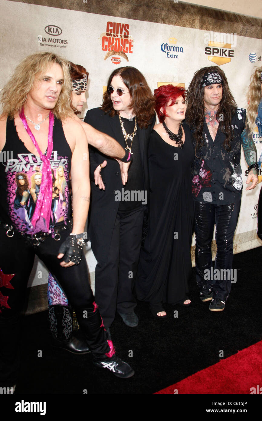 Ozzy Osbourne, Sharon Osbourne and Steel Panther Spike TV's 'Guys
