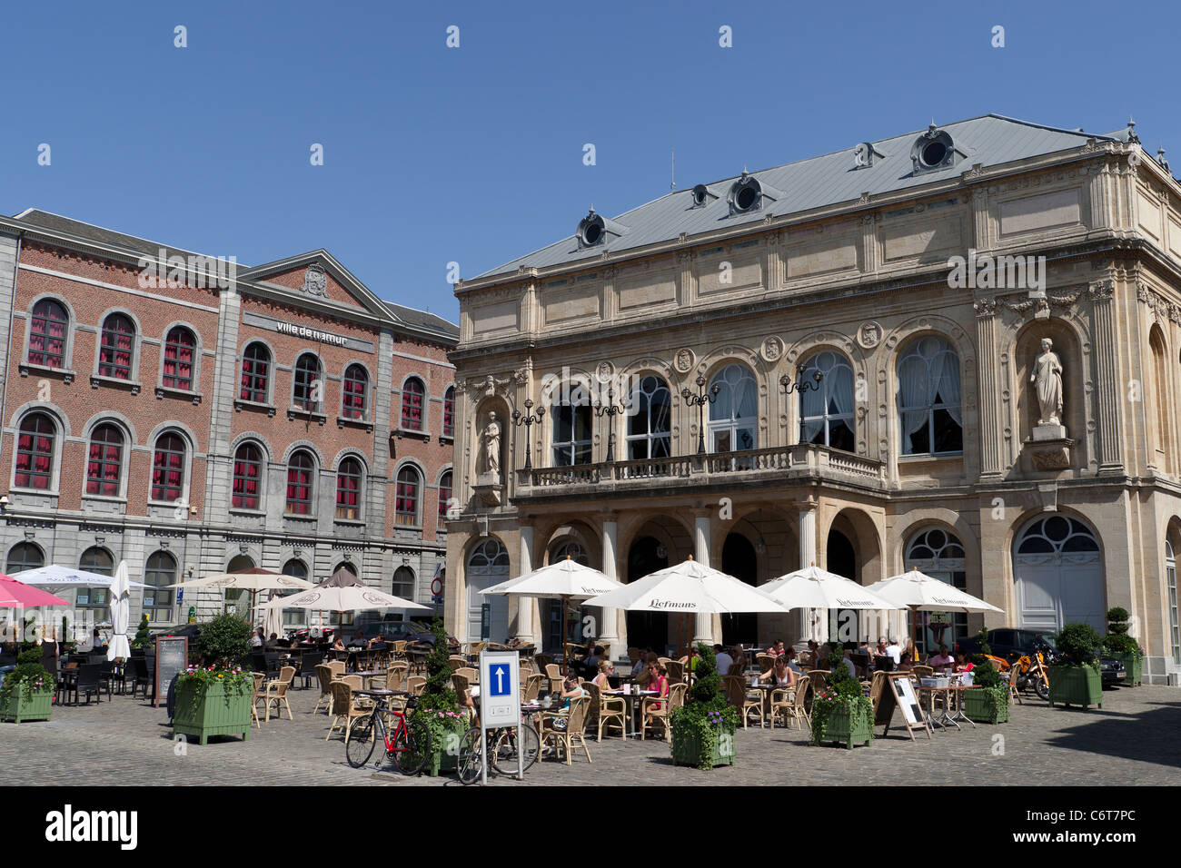 The city of Namur, Ardennes, Belgium Stock Photo