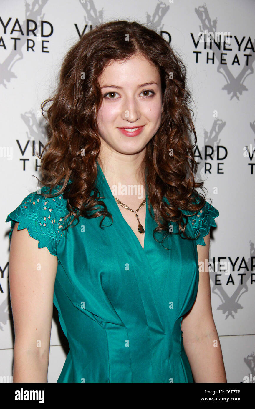 Jessy Hodges departing the opening of the Off-Broadway play 'The Metal Children' at the Vineyard Theatre. New York City, USA - Stock Photo