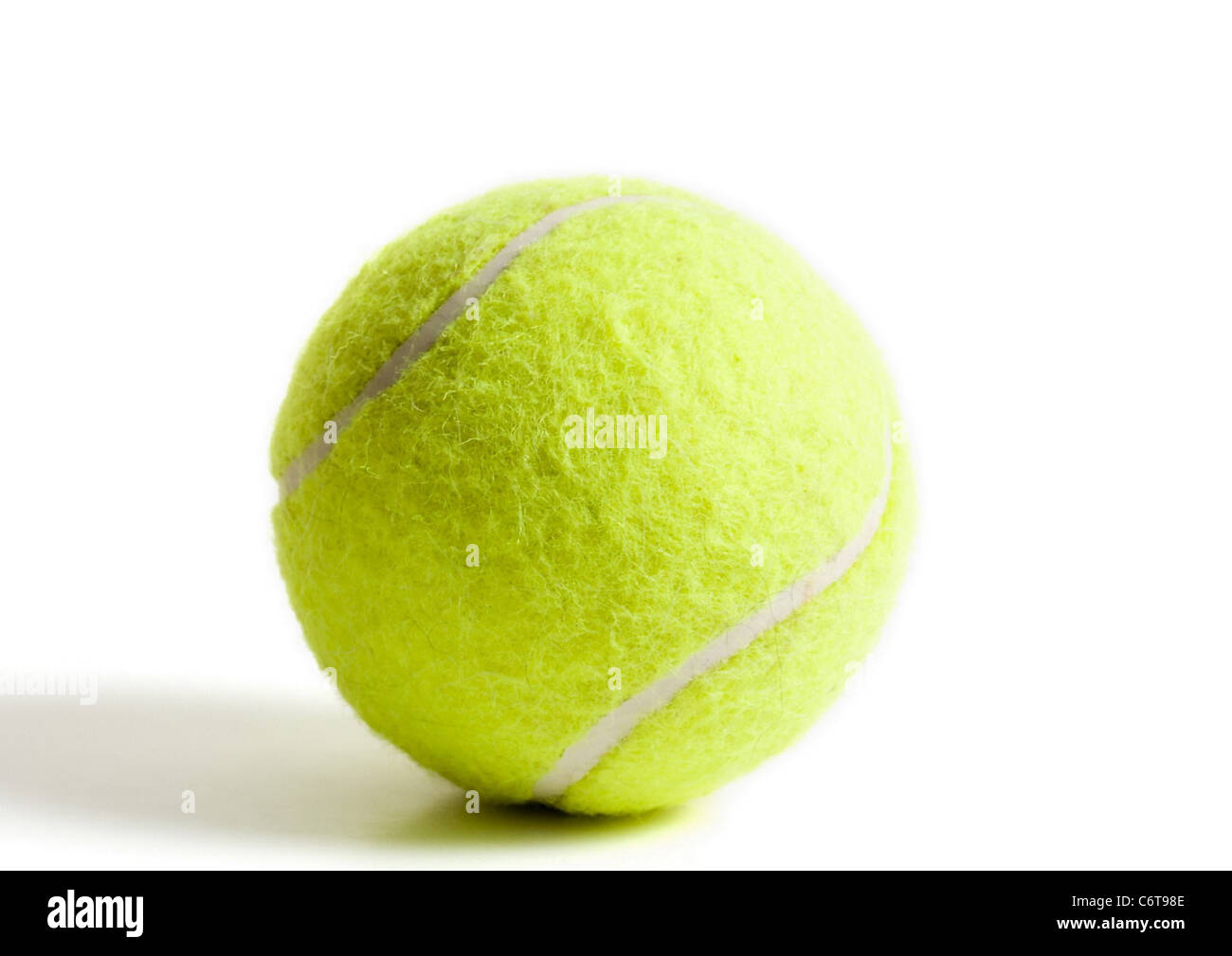 Tennis Ball isolated on the white background Stock Photo - Alamy