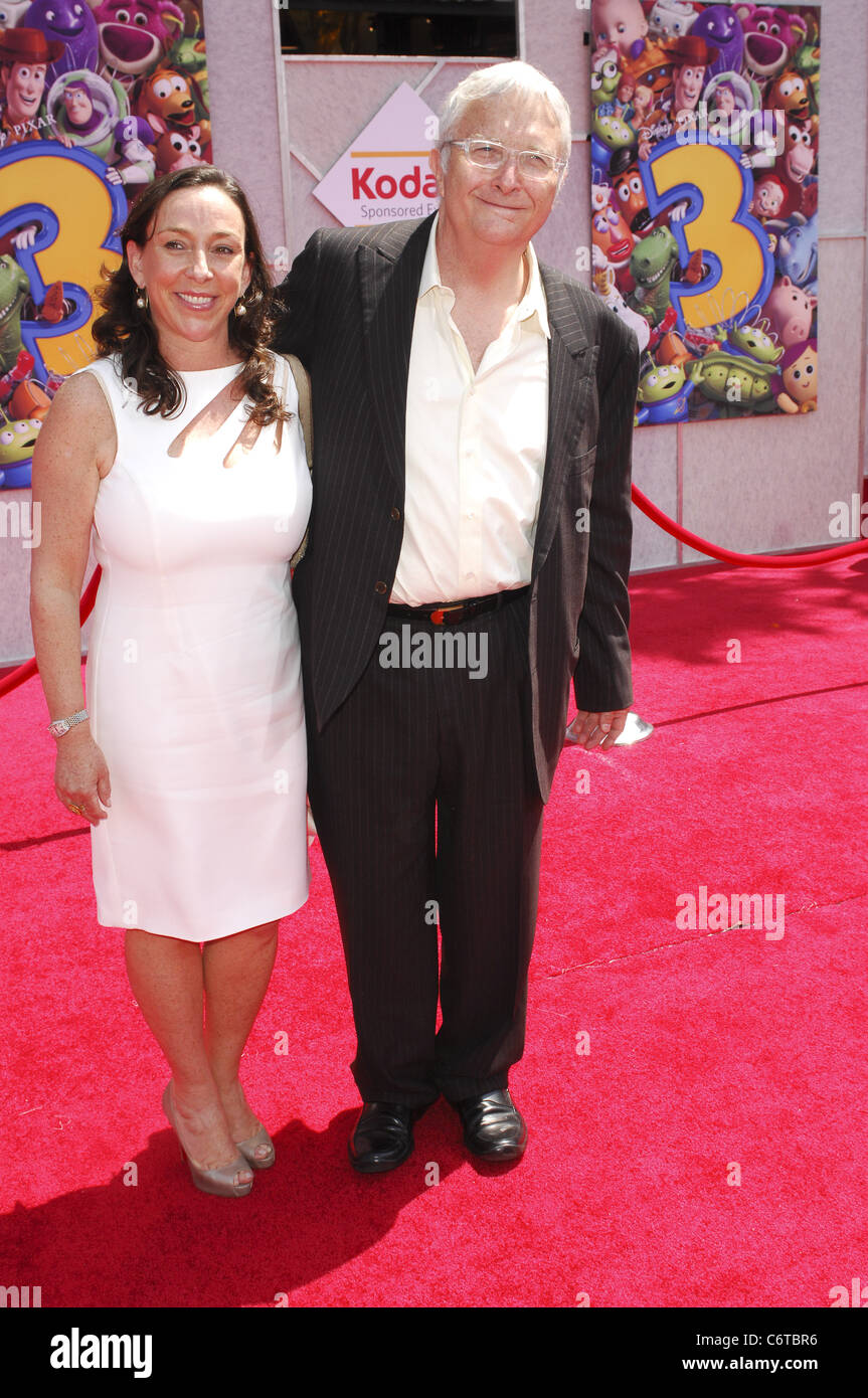 Randy Newman and wife Los Angeles Premiere of Walt Disney Pictures 'Toy Story 3' at the El Capitan Theatre - Arrivals Stock Photo