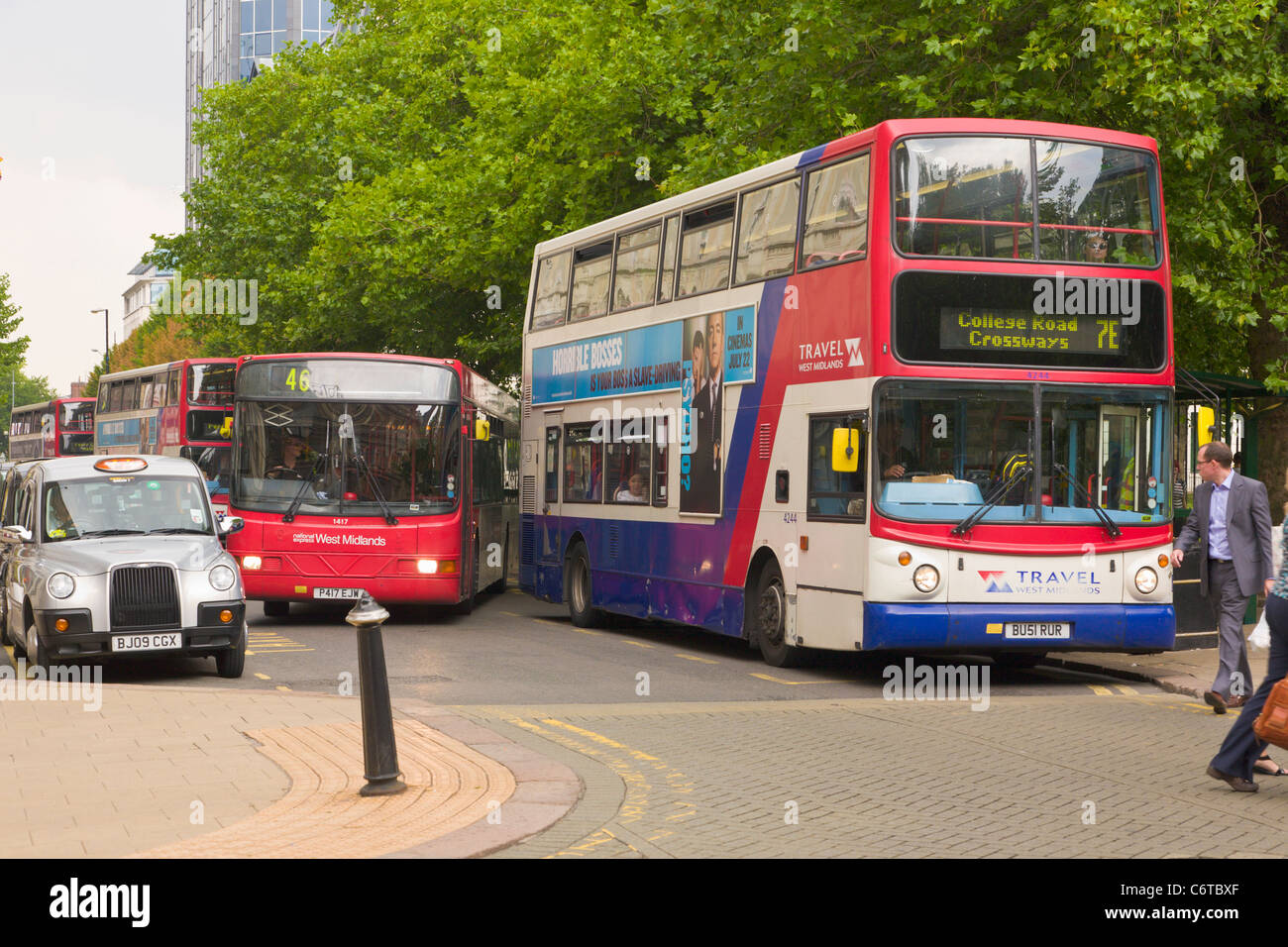 Birmingham buses hires stock photography and images Alamy