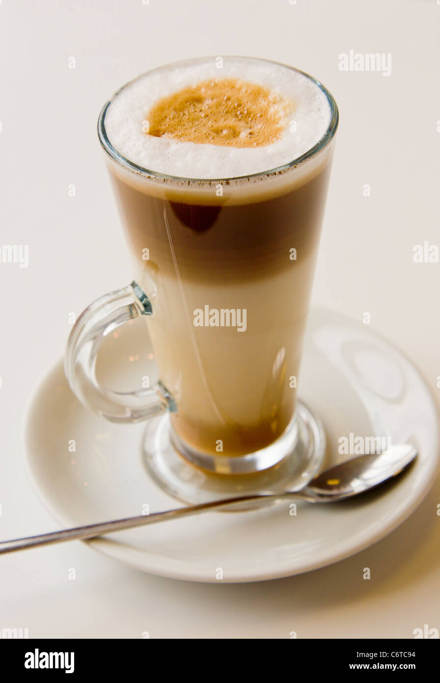 Latte coffee Stock Photo