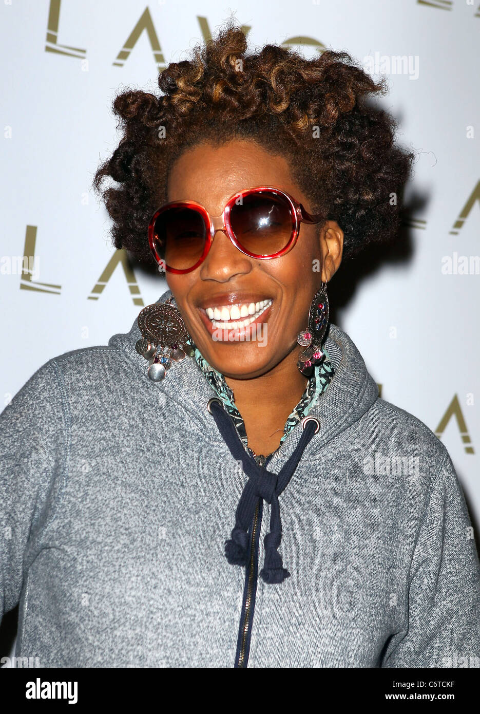 Macy Gray 'Tres Glam' celebrates the launch of its line with Brittny Gastineau and a special appearance by Macy Gray at LAVO Stock Photo