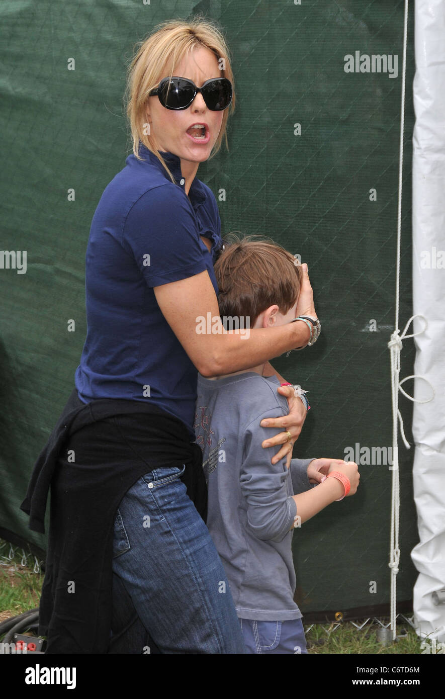 Tea Leoni with her son Kyd The 21st annual Pediatric AIDS Foundation 'A