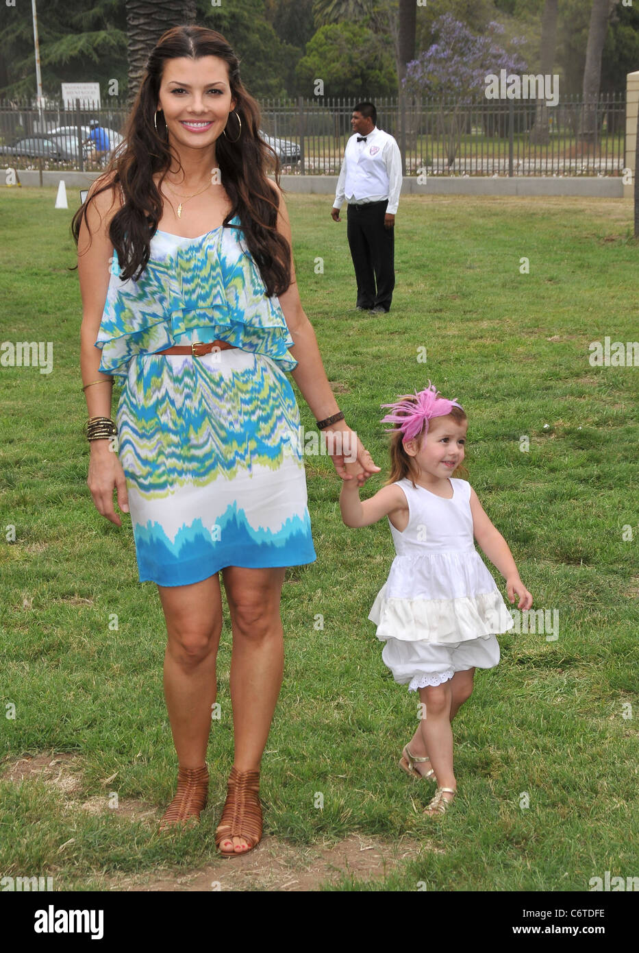 Ali Landry with her daughter Estrela The 21st annual Pediatric AIDS