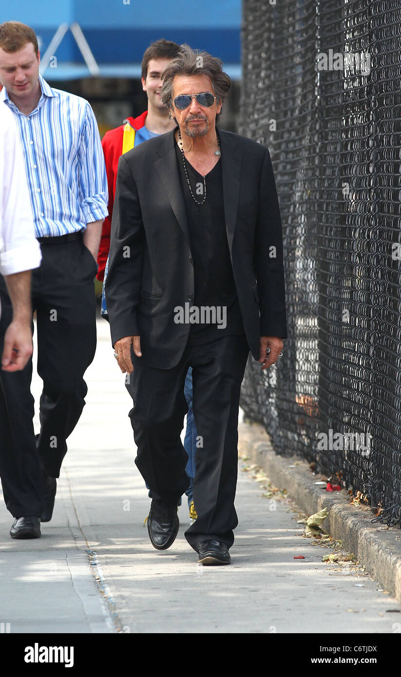 Al Pacino out and about in SoHo New York City, USA - 27.05.10 Stock