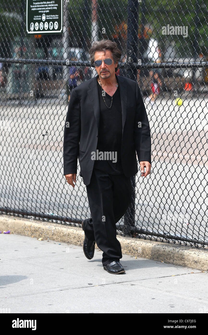 Al Pacino out and about in SoHo New York City, USA - 27.05.10 Stock