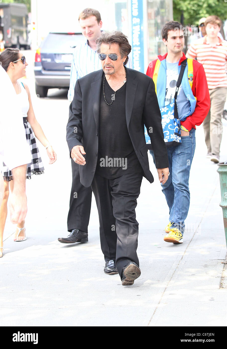 Al Pacino out and about in SoHo New York City, USA - 27.05.10 Stock