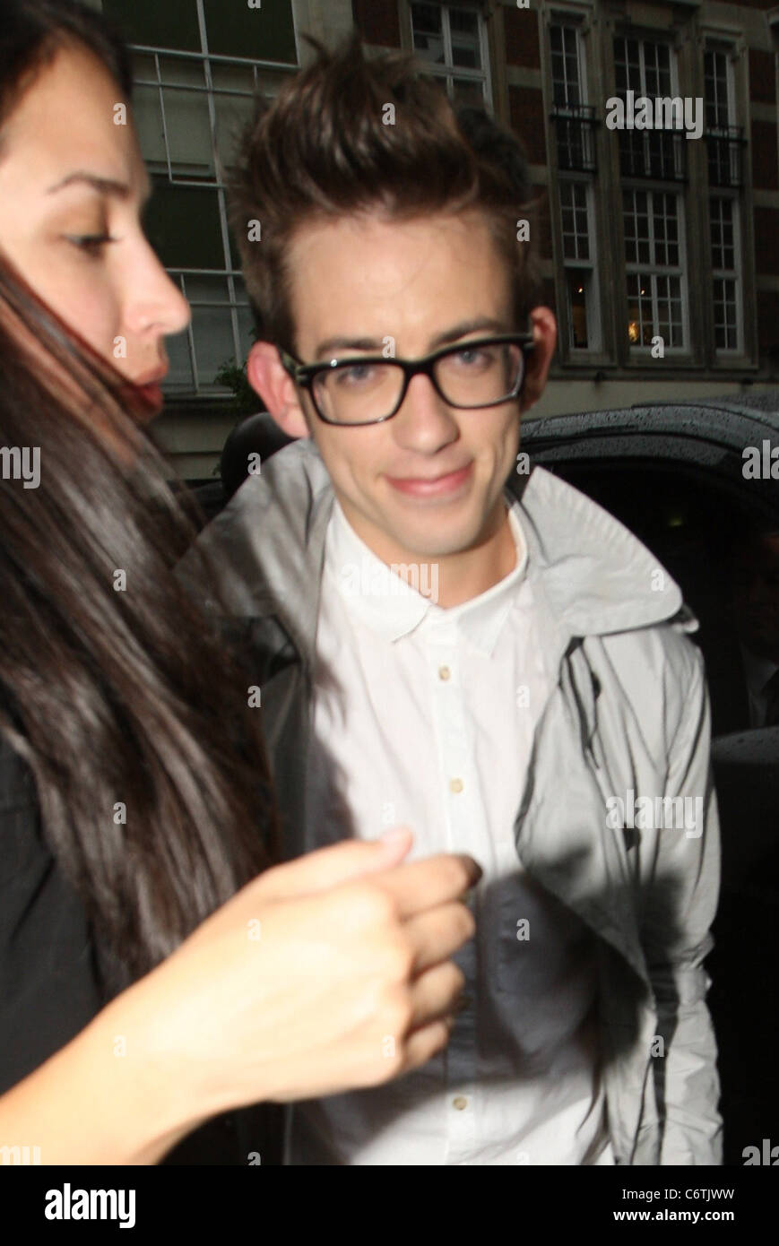 Glee - Kevin Mchale Celebrities outside the Radio One studios London, England - 14.06.10 Stock Photo