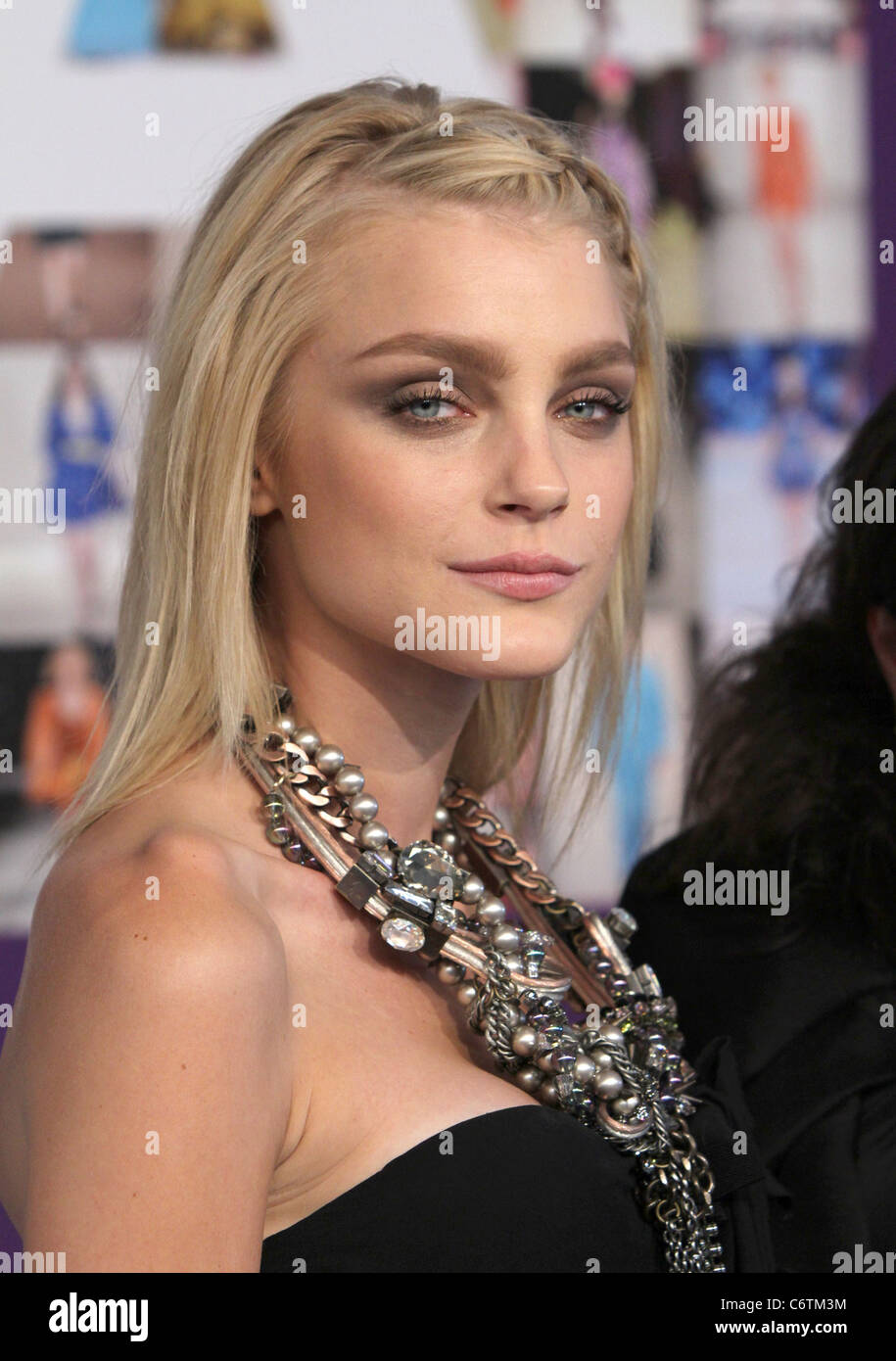 Model Jessica Stam 2010 CFDA Fashion Awards at Alice Tully Hall