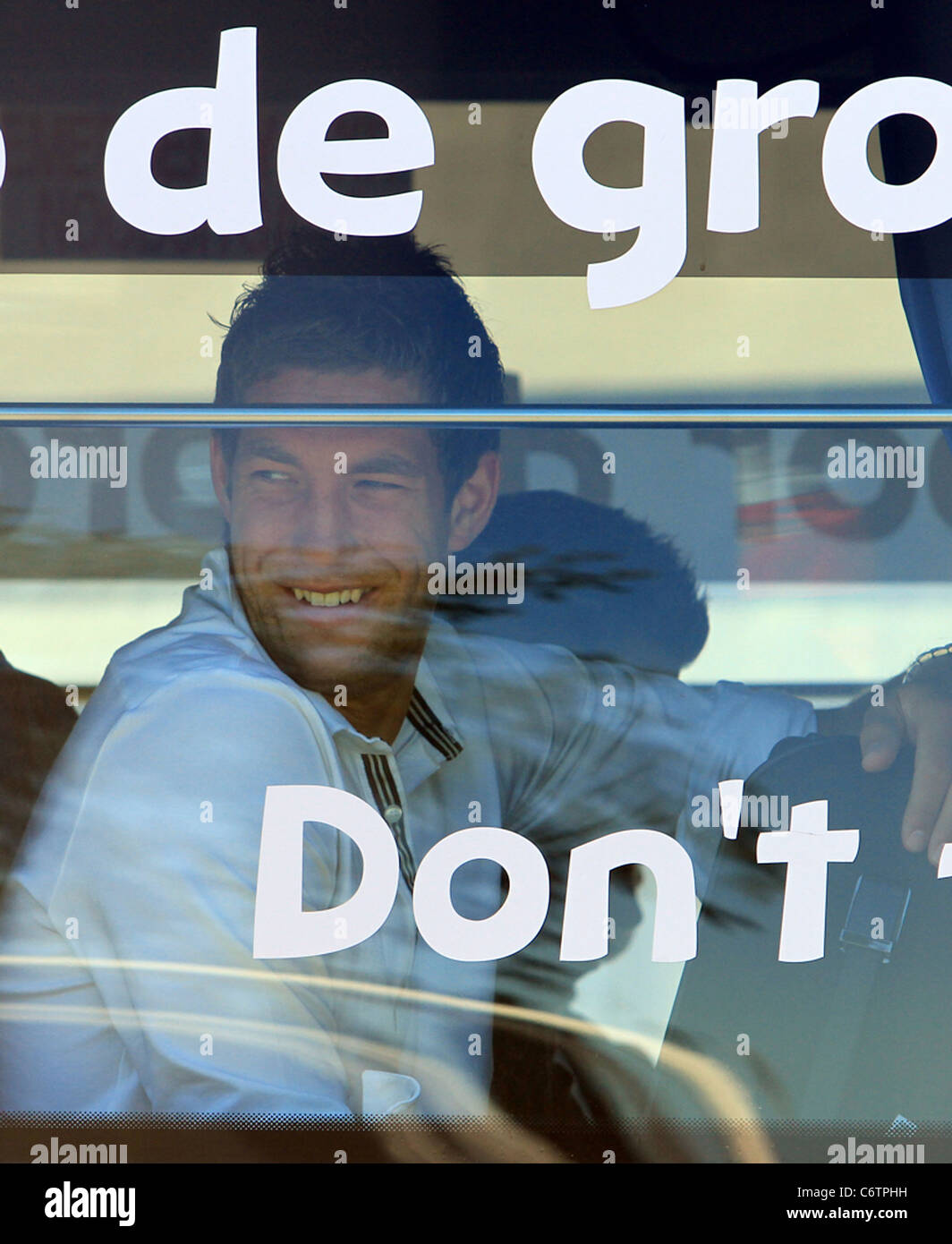 Maarten Stekelenburg The Dutch national football team arriving in