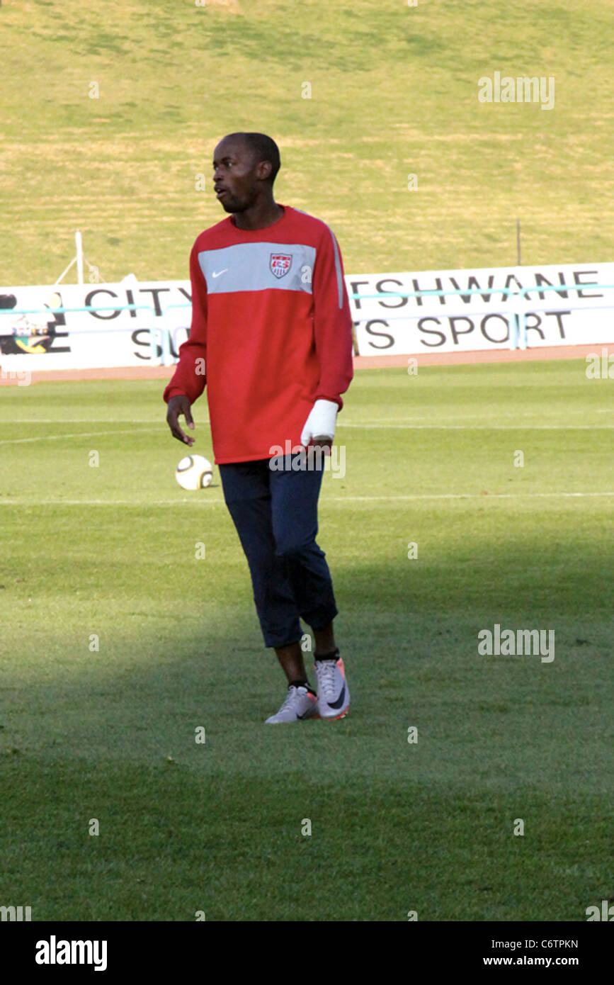 DaMarcus Beasley The USA football team in training ahead of the World Cup Johannesburg, South Africa - 06.06.10 Stock Photo