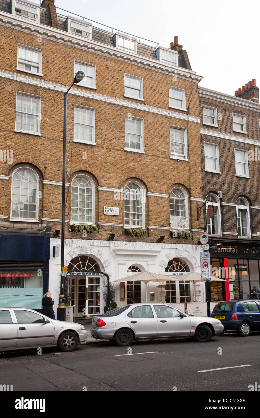 Sherlock Holmes Hotel Baker Street London Uk Stock Photo Alamy