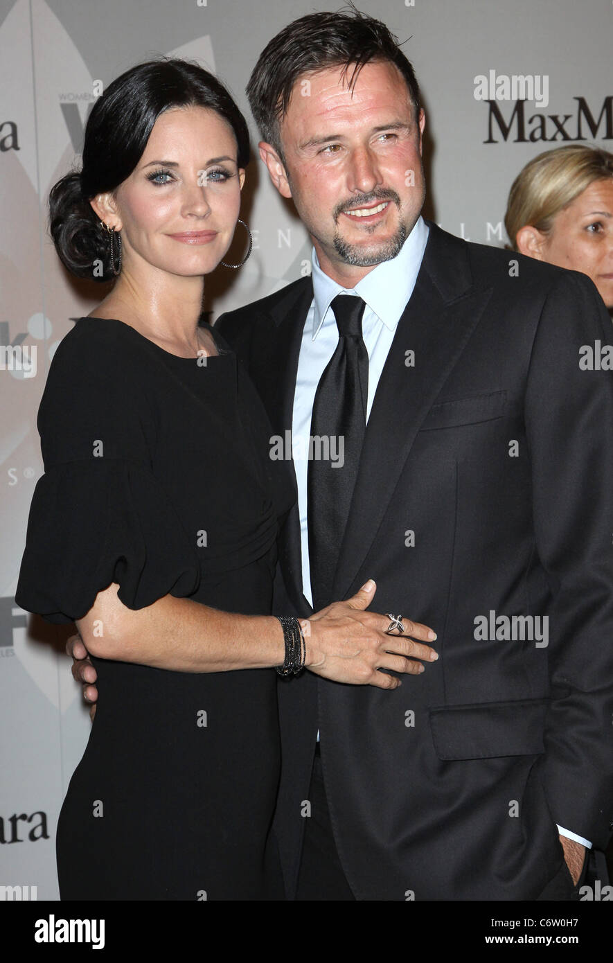 Courteney Cox And Husband David Arquette At The 2010 Crystal Lucy Awards A New Era Held At The Hyatt Regency Century Plaza Stock Photo Alamy