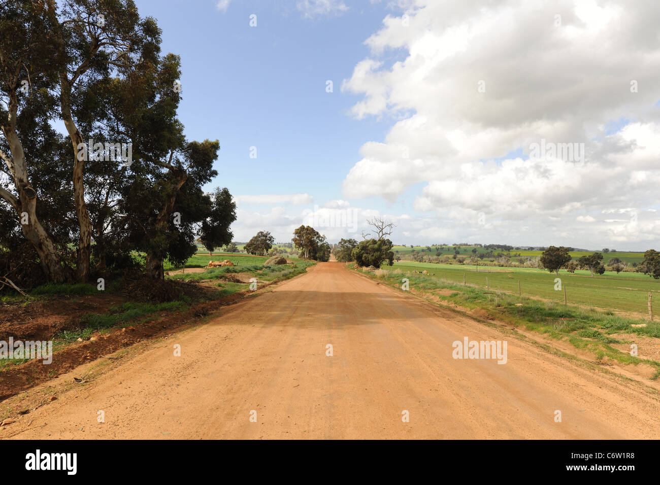 dirt track off Albany Highway, Western Australia, Australia Stock Photo
