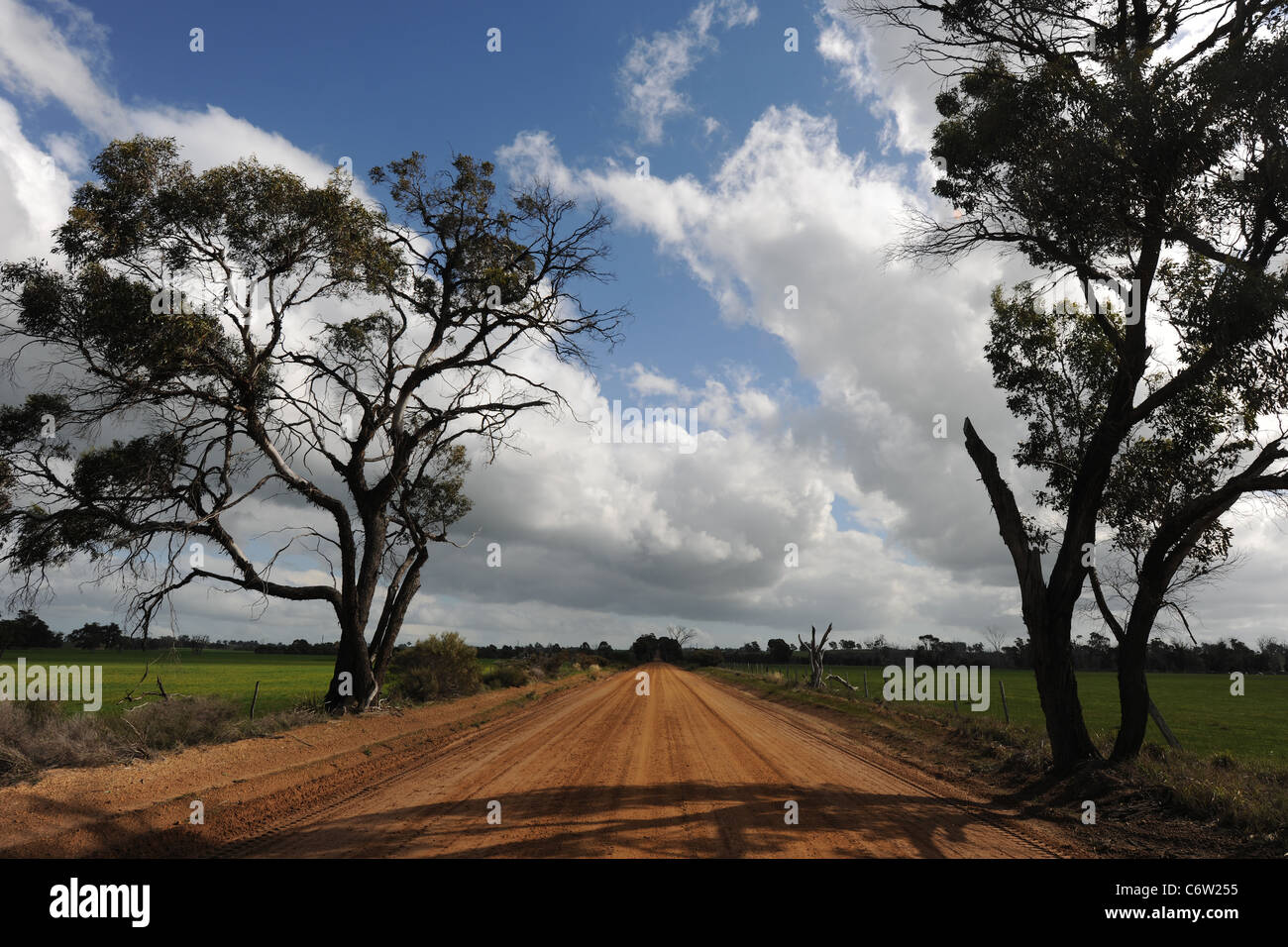 dirt track off Albany Highway, Western Australia, Australia Stock Photo