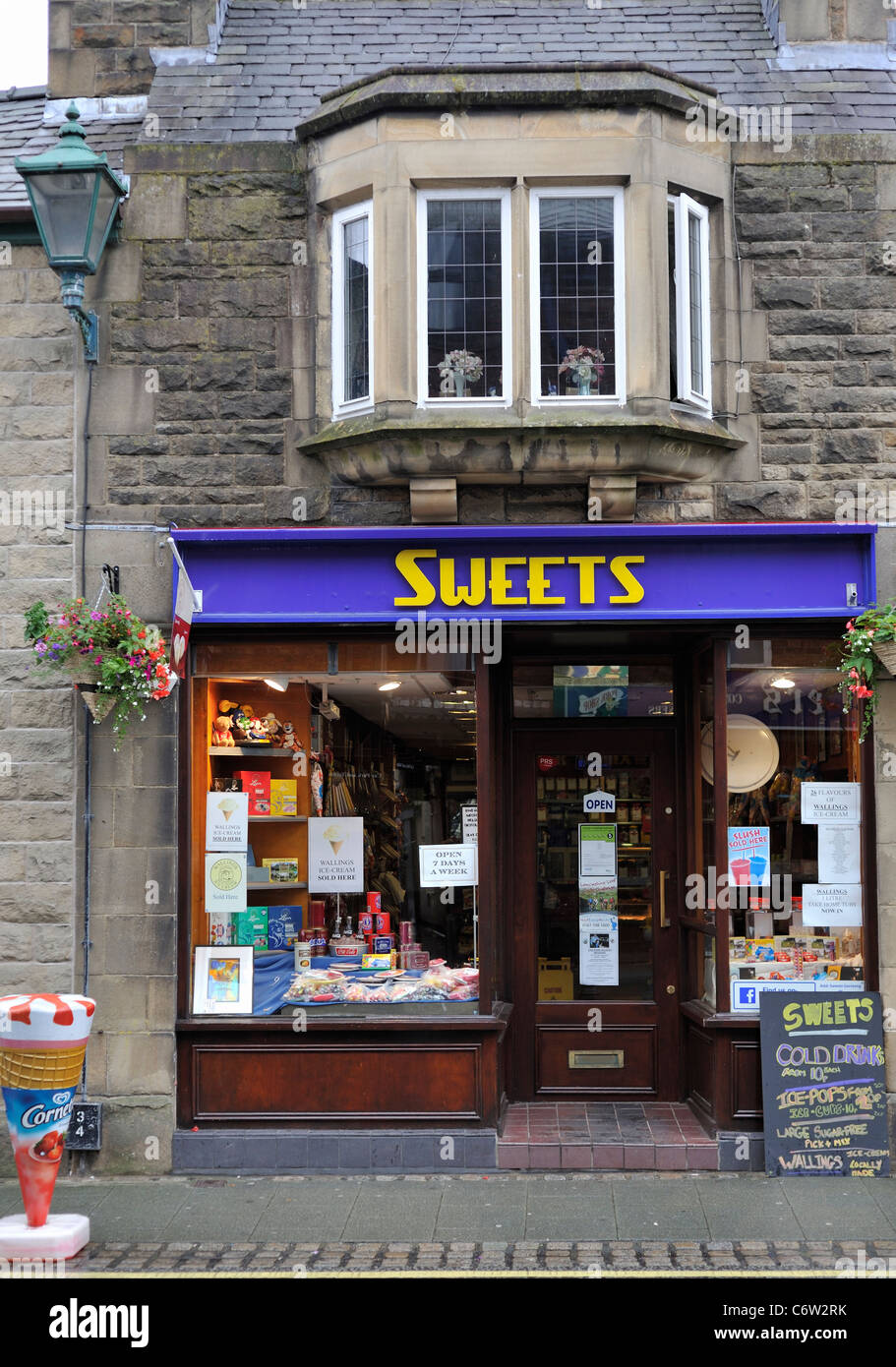 Old fashioned Sweet Shop, Lancashire , Garstang Stock Photo Alamy