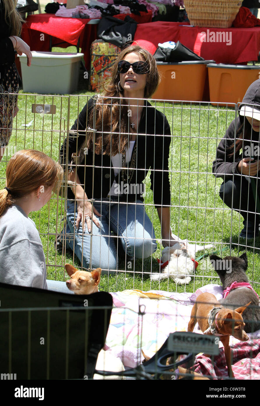 Denise Richards Best Friends Los Angeles Spring Super Adoption Festival
