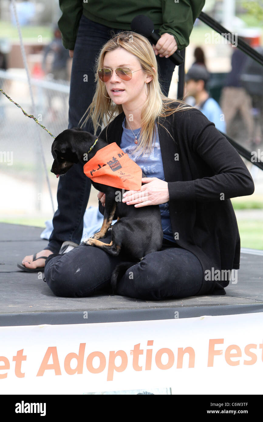 Amy Smart Best Friends Los Angeles Spring Super Adoption Festival at