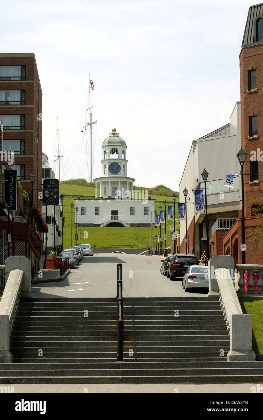The clock tower, Halifax, Nova Scotia Stock Photo Alamy