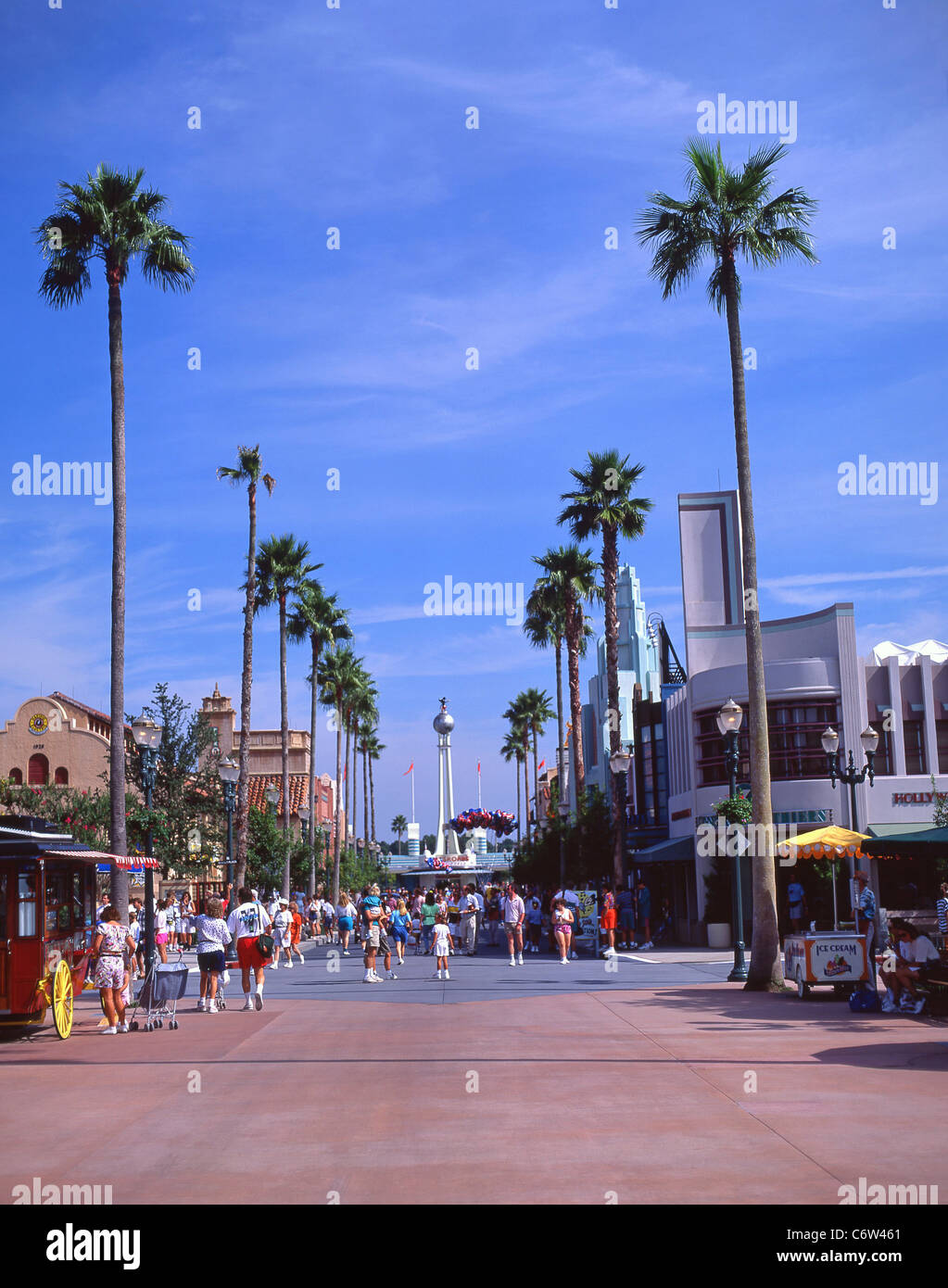 Hollywood Boulevard, Disney MGM Studios, Orlando, Florida, United Stock