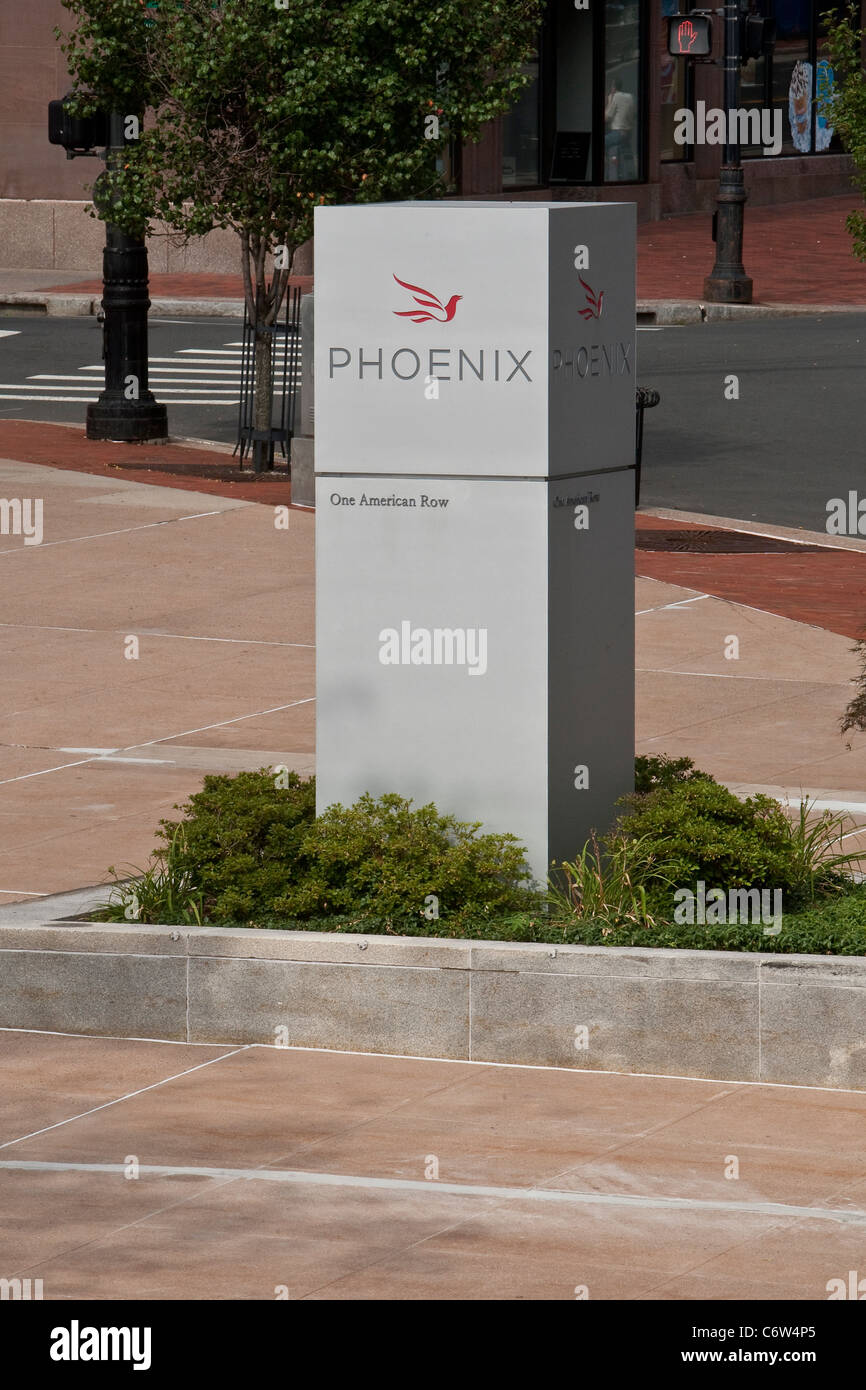 The Phoenix Companies headquarters is pictured in Hartford, Connecticut, Saturday August 6, 2011. Stock Photo