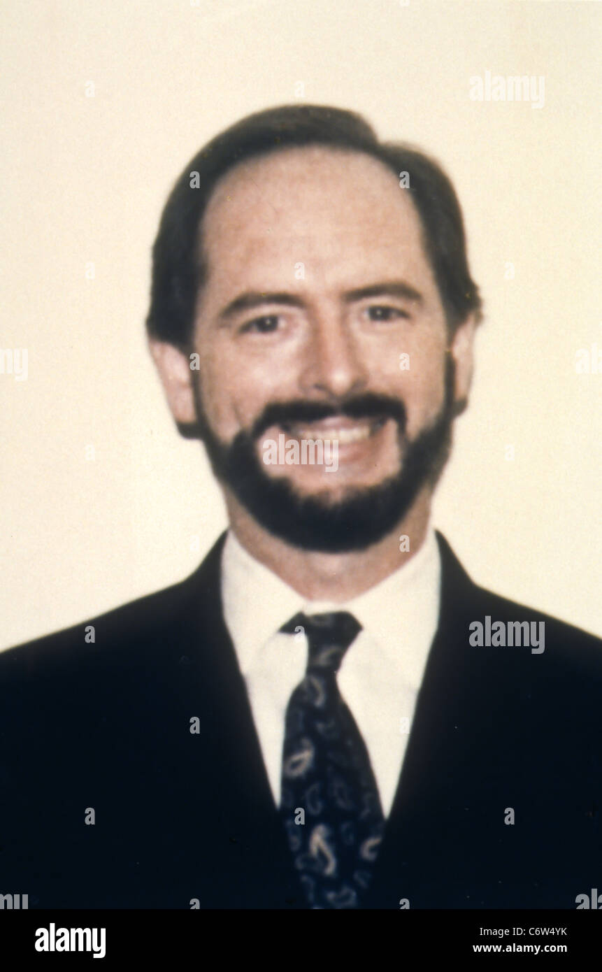 Photo of Harold James Nicholson a CIA employee arrested for spying for Russia. Stock Photo