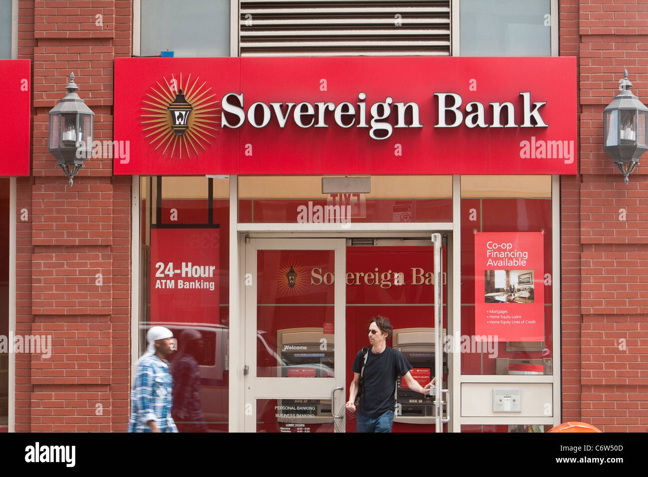A Sovereign Bank Branch Is Pictured In New York City Ny Thursday