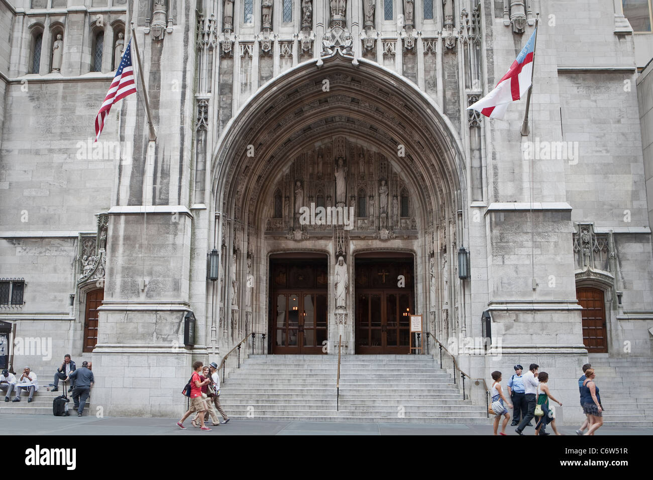 St. Thomas Church is pictured in the New York City borough of Manhattan