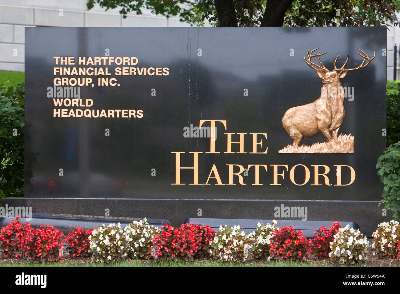 The Hartford Financial Services Group Headquarters is pictured in Hartford, Connecticut, Saturday August 6, 2011. Stock Photo