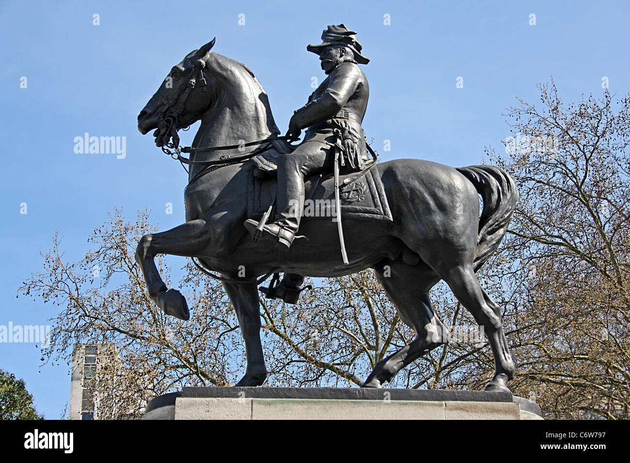 Equestrian Statue of King Edward VII, London Stock Photo - Alamy