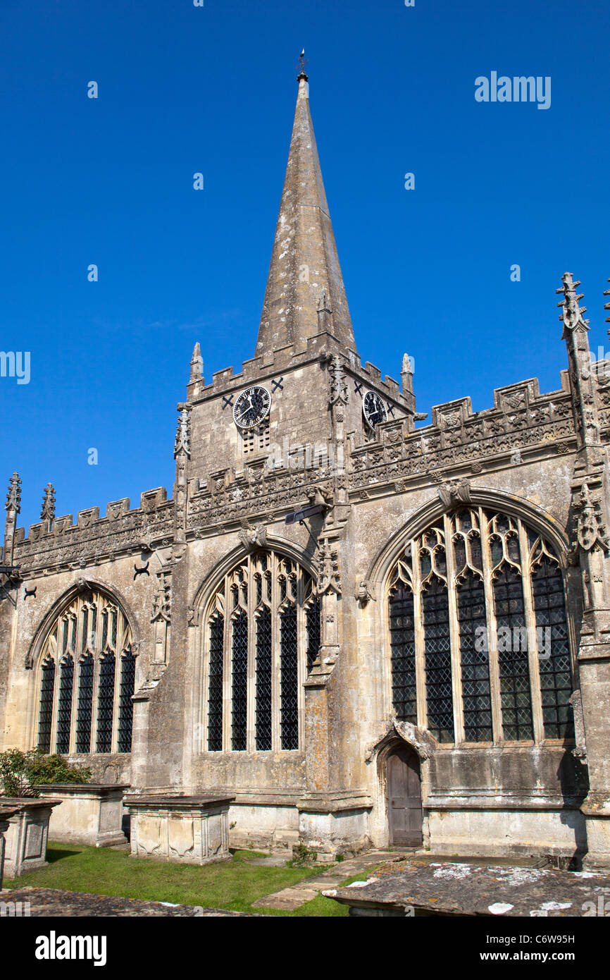 St Nicholas Parish Church Bromham Stock Photo - Alamy