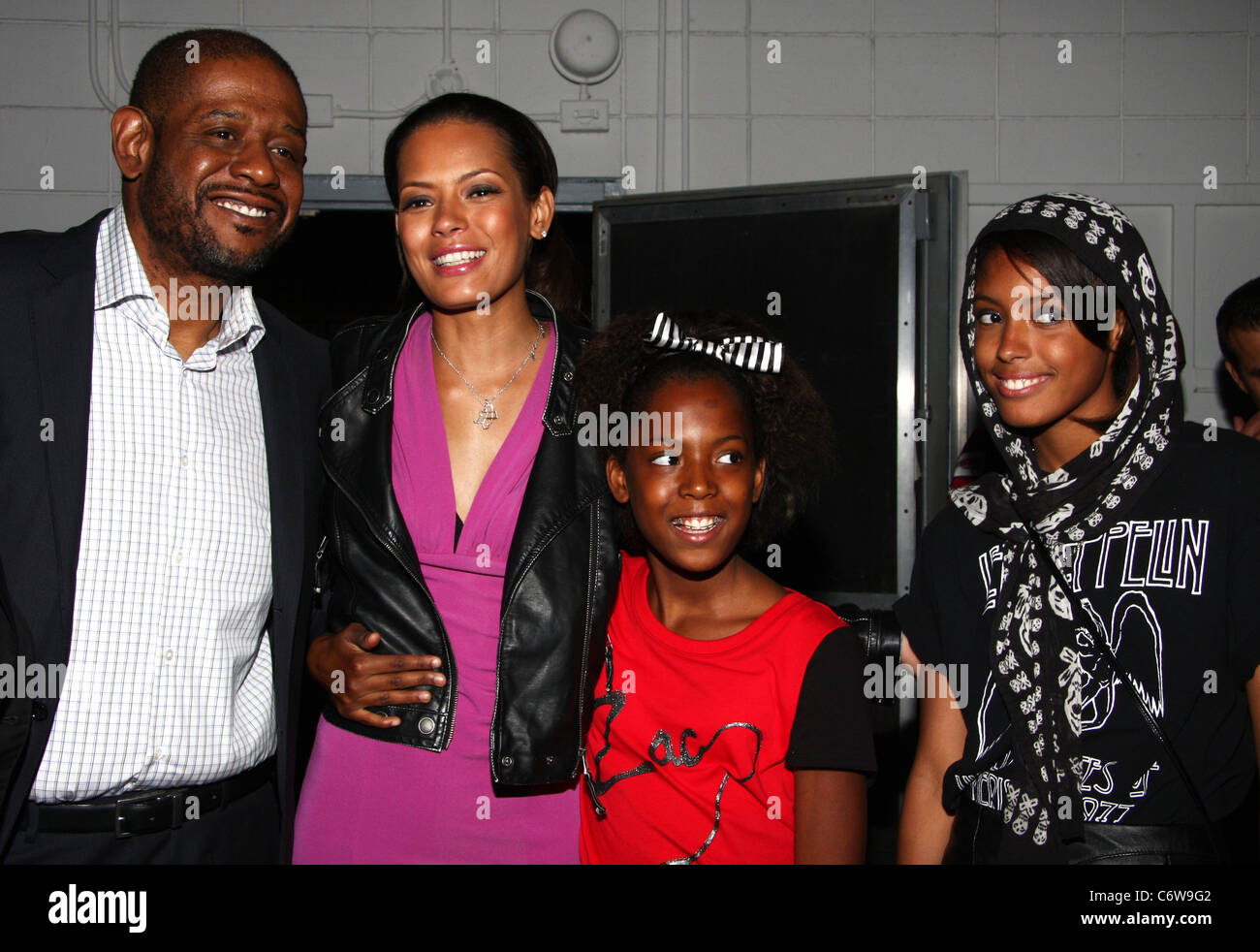 Forest Whitaker, Keisha Whitaker, True Whitaker and Autumn Whitaker The  Every Monday Matters Foundation presents the first Stock Photo - Alamy
