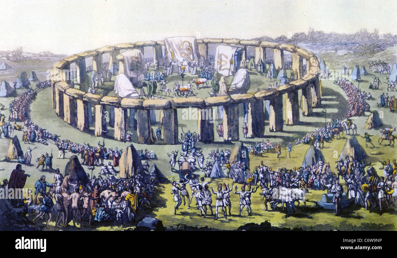 Engraving of the stonehenge hires stock photography and images Alamy