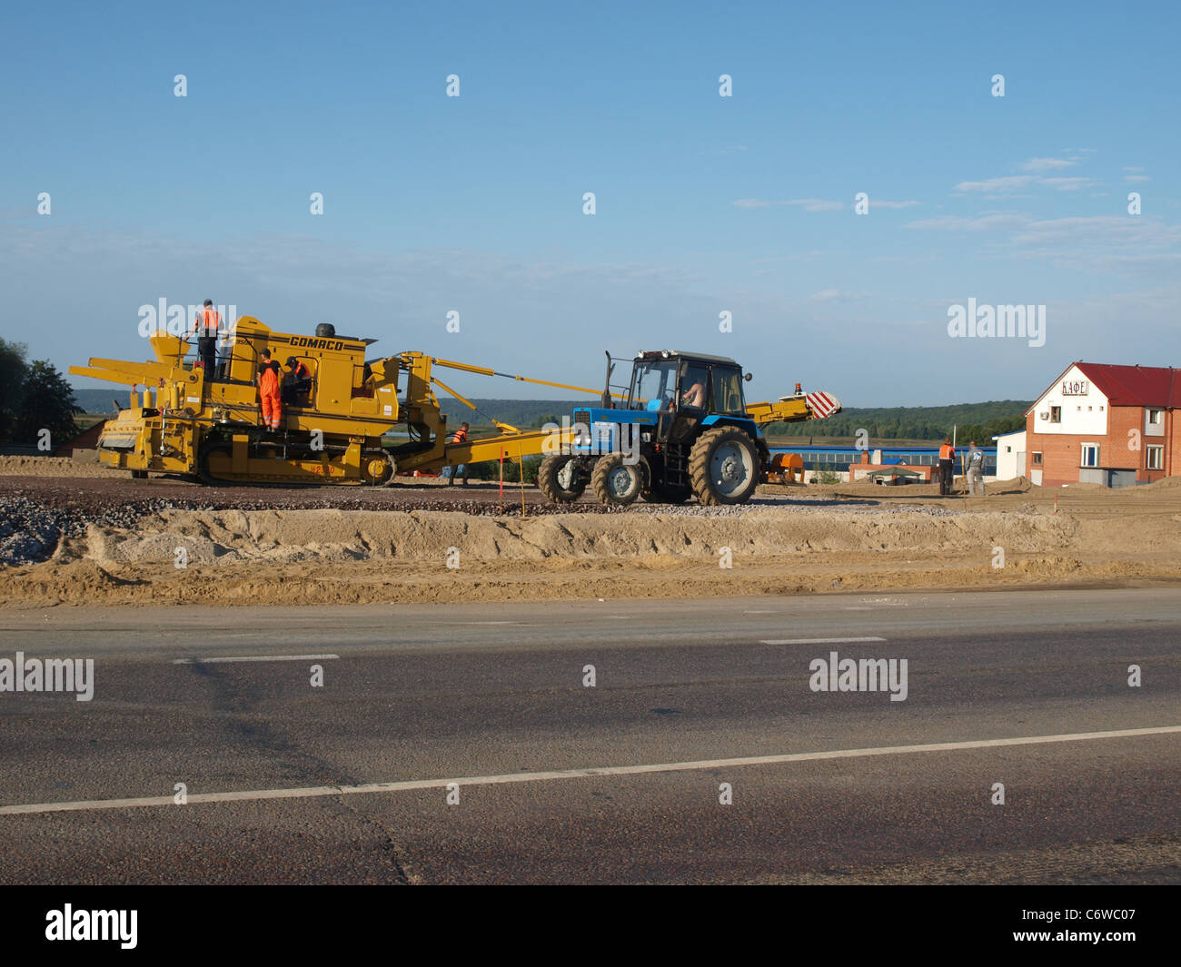Road milling machine hires stock photography and images Alamy