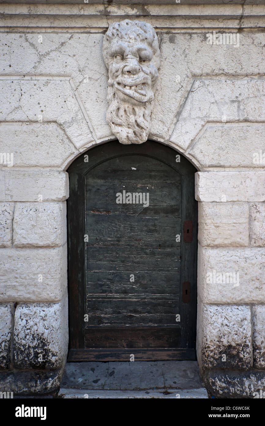 Grotesque at Santa Maria Formosa, Venice Stock Photo