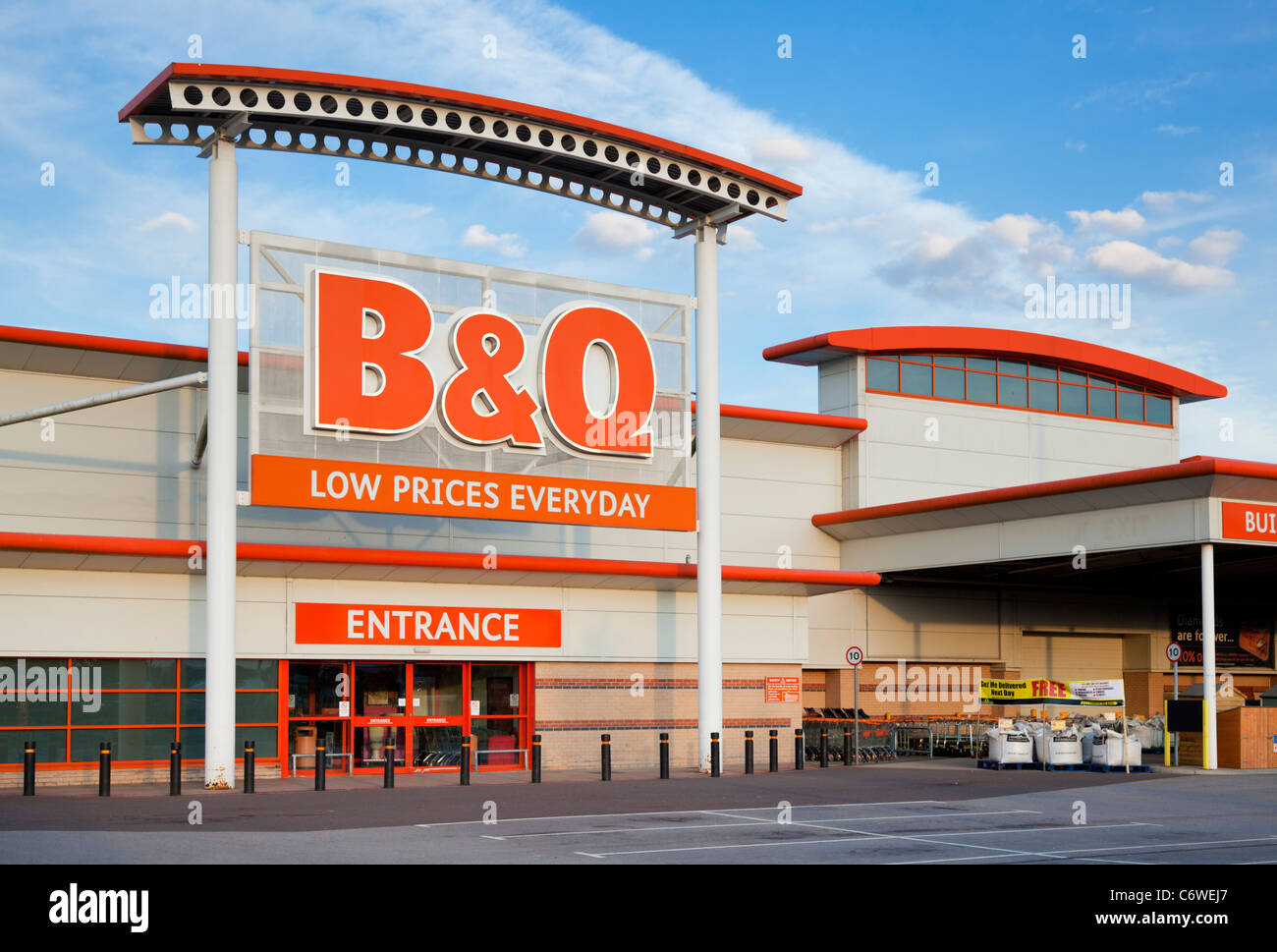 B&Q Store Netherfield Nottingam Nottinghamshire UK Stock Photo Alamy