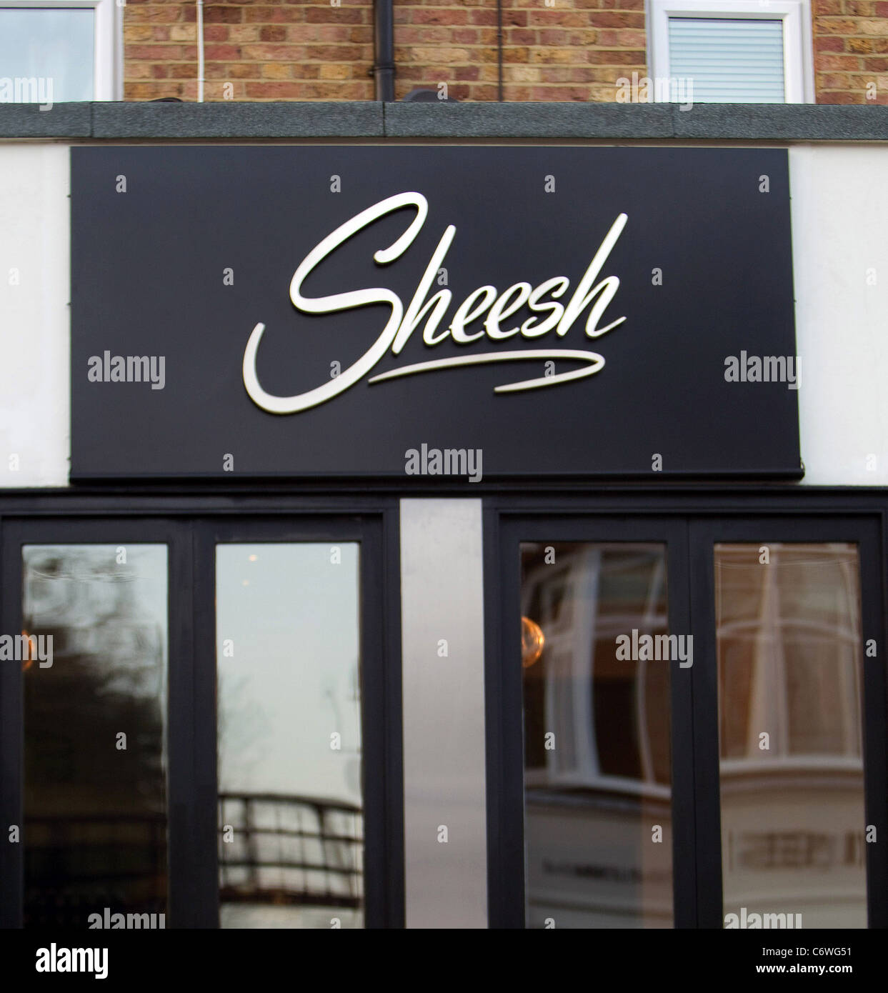 Sheesh restaurant in Buckhurst Hill where Jack Tweed and Chanelle Hayes enjoyed dinner together Essex, England - 16.04.10 Stock Photo