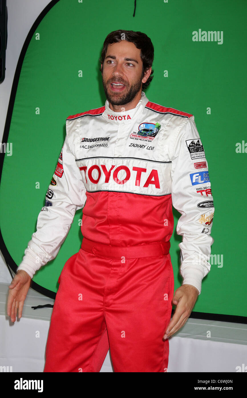 Zachary Levi at the Toyota Celeb Race Qualifying 2010 Toyota Celeb Race